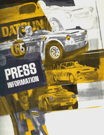 1969 racing press kit cover