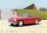 1963 Datsun Fairlady 1500 post card