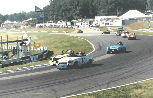 Al and Joe Hauser battle at the Runoffs