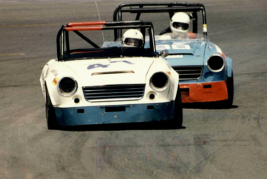 Sam chasing down Joe Hauser, 1982