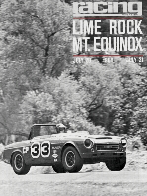 Bob Sharp - Lime Rock cover 1968