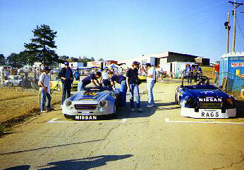 Road Atlanta, 1987 - the EP grid, front view 