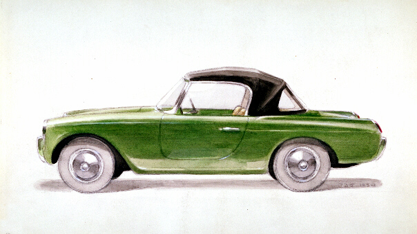 Pre-production Fairlady drawing