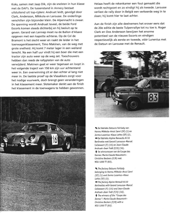 1968 Tulpen Rallye - third page
