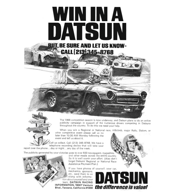 WIN IN A DATSUN