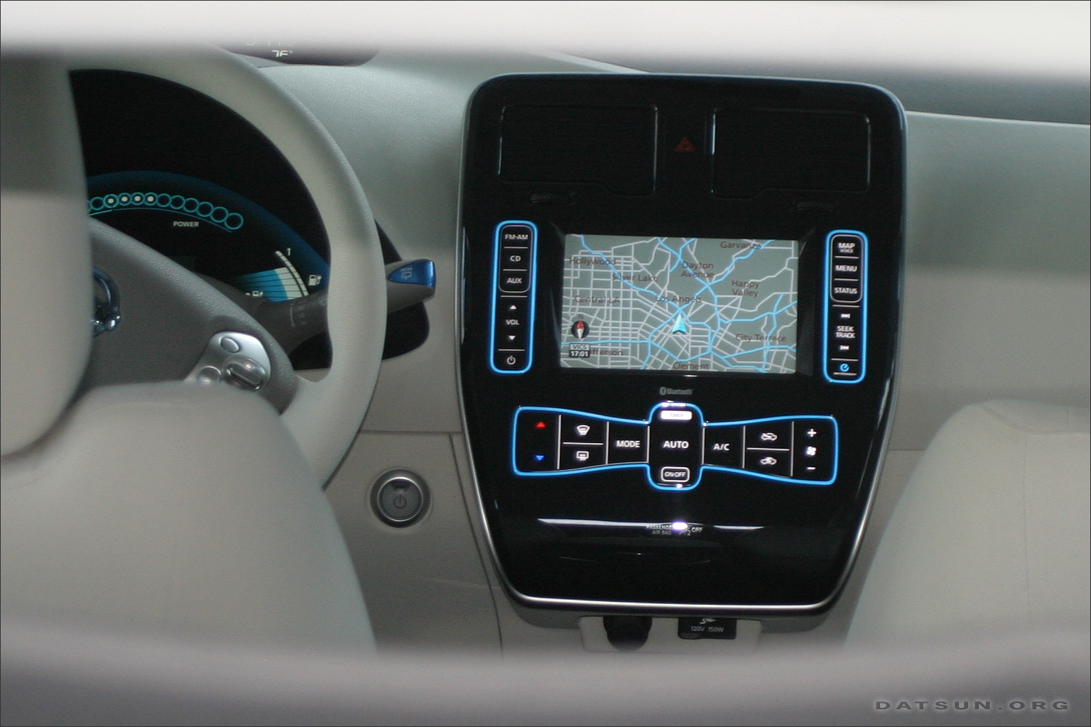 Command console for navigation and location of nearby charging stations