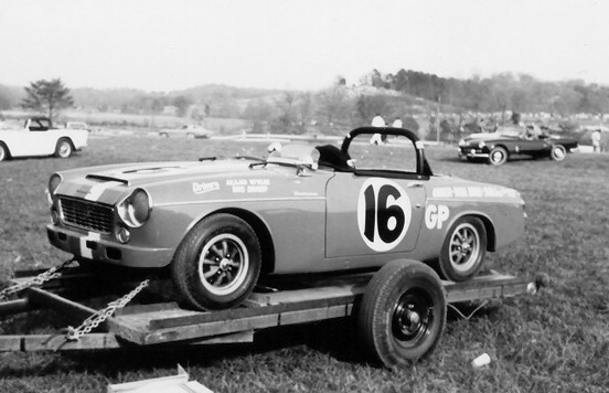 Early photo of Bob Sharp's Datsun