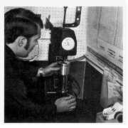 Testing the hardness of the pistons