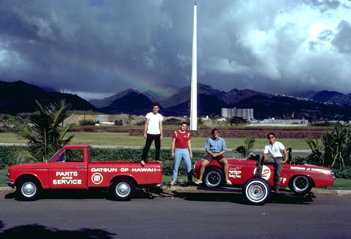 Elroy Goto's racing rig