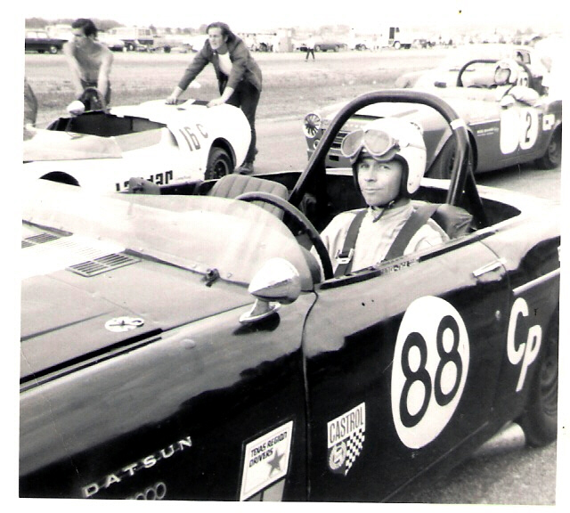 Jack Scott at the wheel